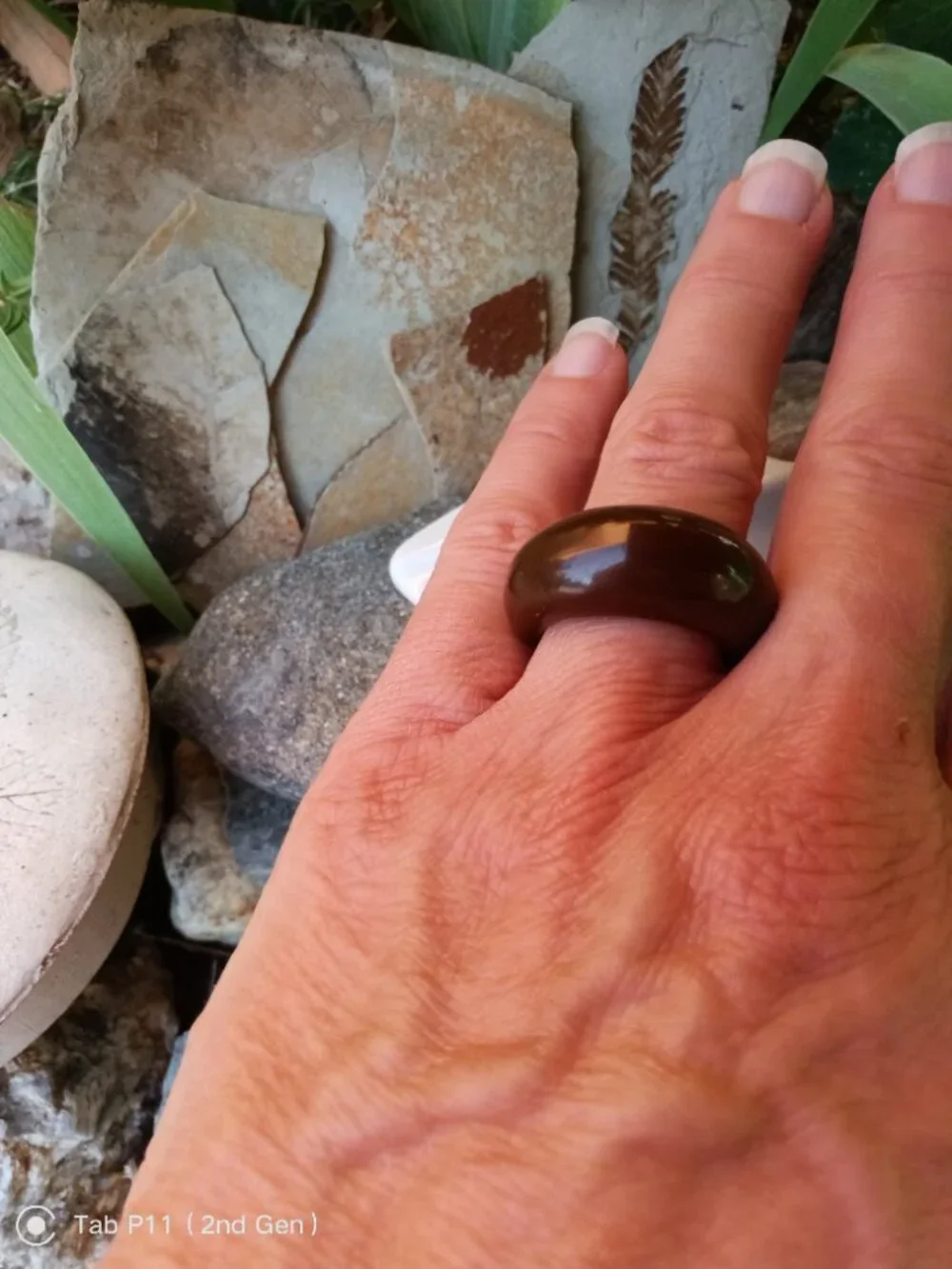 Vintage Bakelite Dome Ring